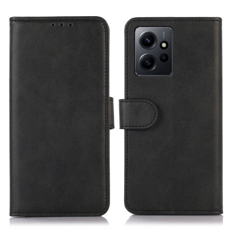 Etui Folio do Xiaomi Redmi Note 12 4G Efekt Skóry