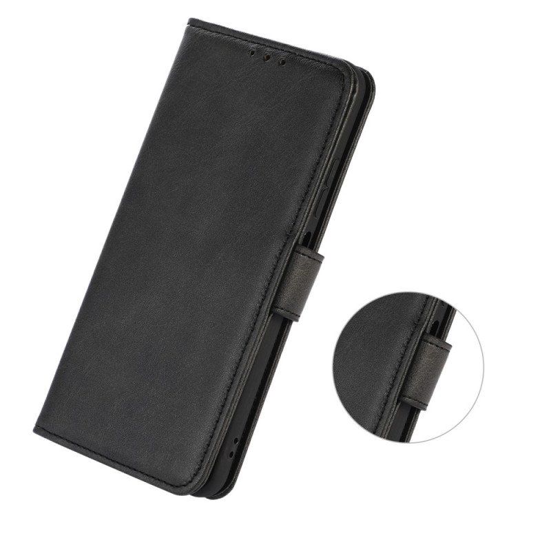 Etui Folio do Xiaomi Redmi Note 12 4G Efekt Skóry