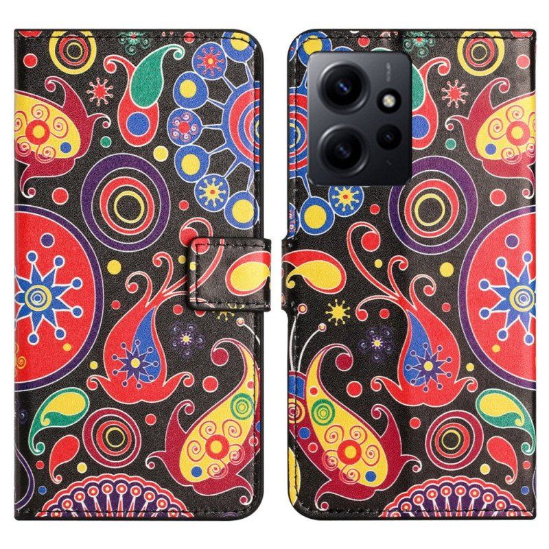 Etui Folio do Xiaomi Redmi Note 12 4G Paisley