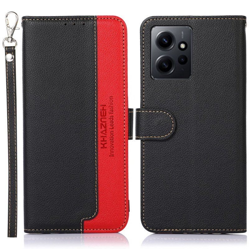 Etui Folio do Xiaomi Redmi Note 12 4G Rfid Khazneh W Stylu Liczi