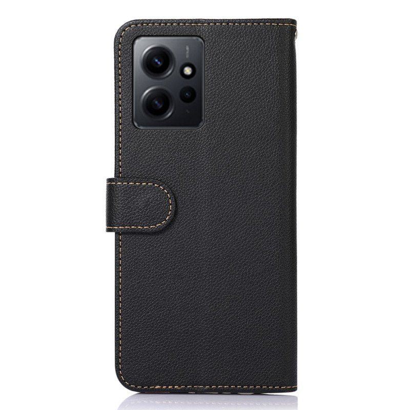 Etui Folio do Xiaomi Redmi Note 12 4G Rfid Khazneh W Stylu Liczi