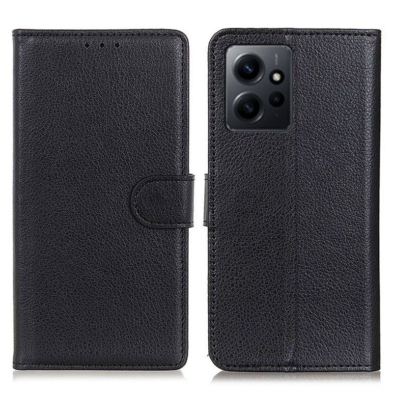 Etui Folio do Xiaomi Redmi Note 12 4G Tradycyjna Sztuczna Skóra