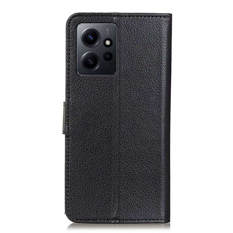 Etui Folio do Xiaomi Redmi Note 12 4G Tradycyjna Sztuczna Skóra