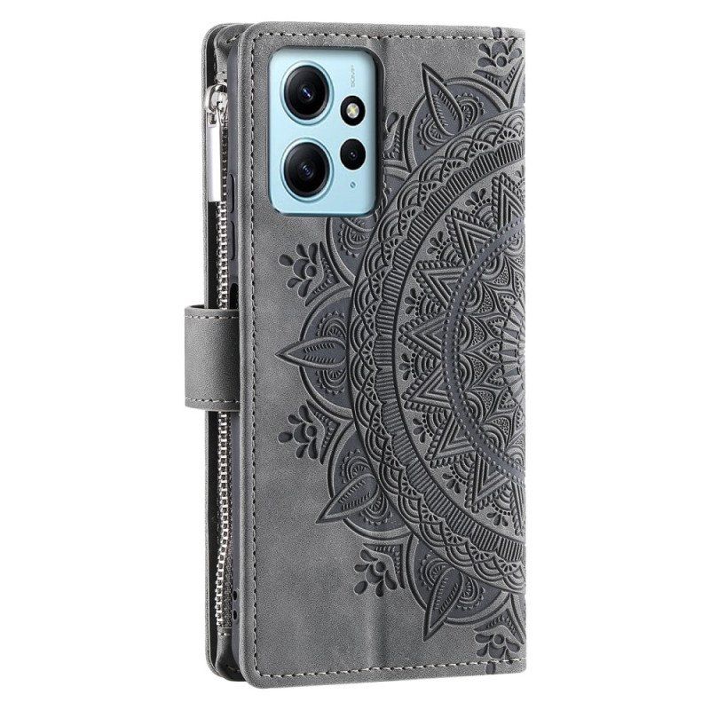 Etui Folio do Xiaomi Redmi Note 12 4G Z Torebką Mandala