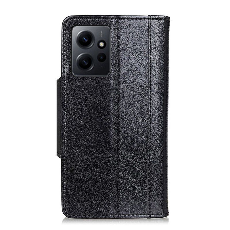 Etui Folio do Xiaomi Redmi Note 12 4G Zapięcie Srebrne