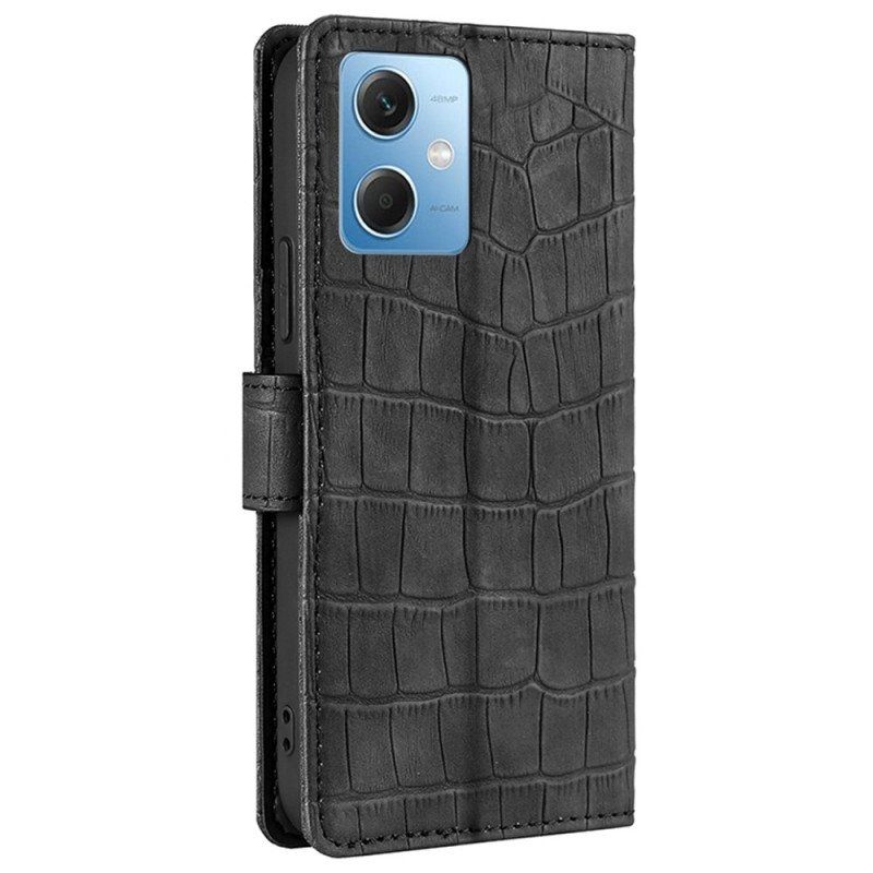 Etui Folio do Xiaomi Redmi Note 12 5G Krokodyl