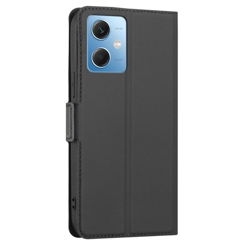 Etui Folio do Xiaomi Redmi Note 12 5G Ultra Cienki Dwukolorowy