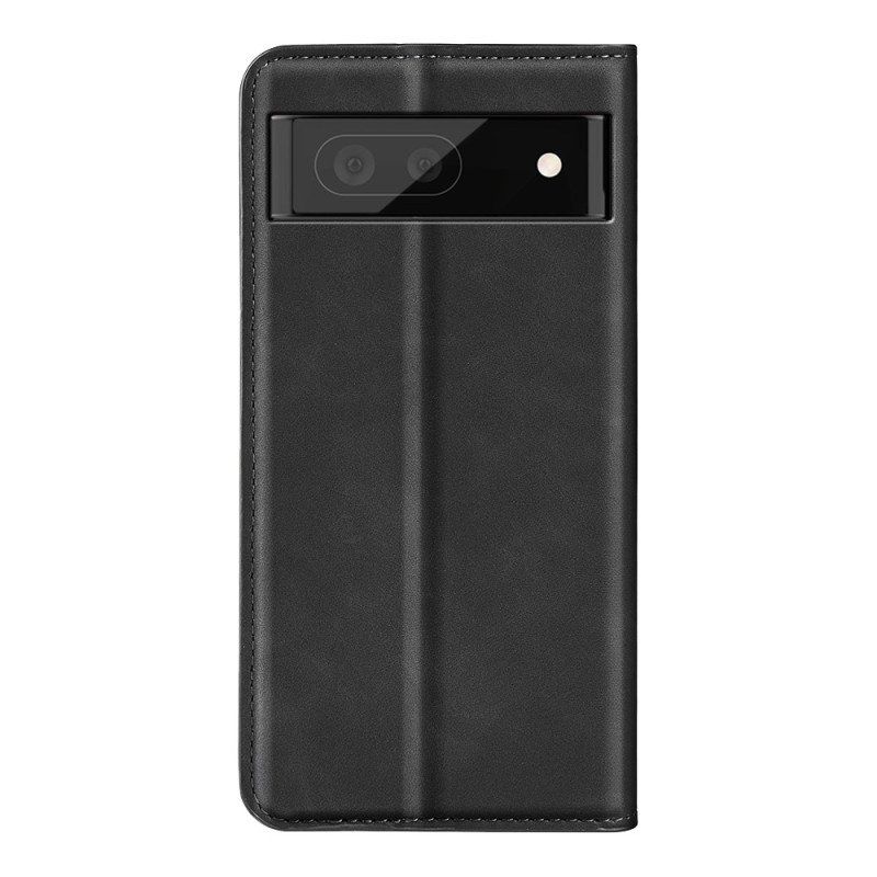 Etui Na Telefon do Google Pixel 7 Etui Folio Efekt Gładkiej Skóry