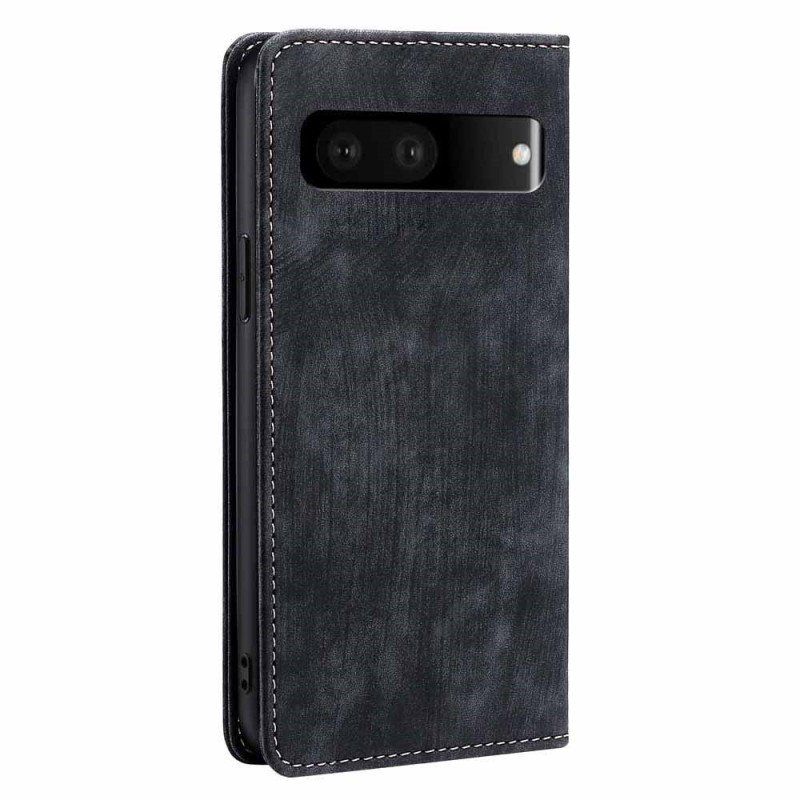 Etui Na Telefon do Google Pixel 7 Etui Folio Stylizowana Sztuczna Skóra