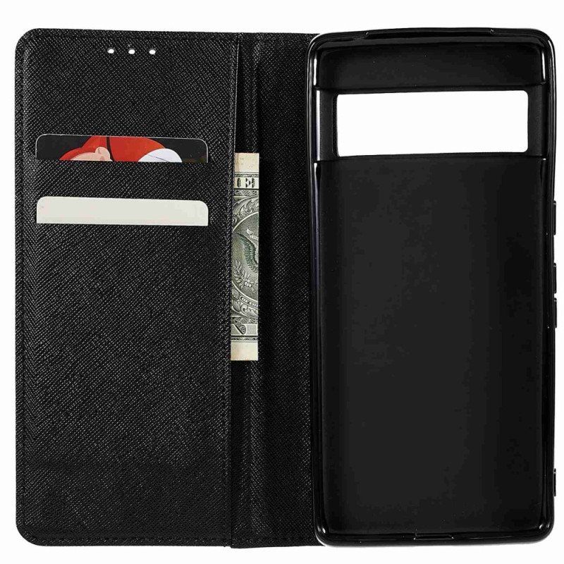 Etui Na Telefon do Google Pixel 7 Etui Folio Teksturowane