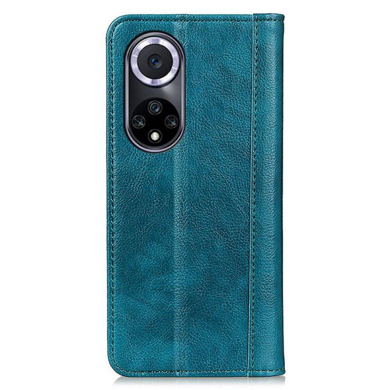 Etui Na Telefon do Honor 50 Etui Folio Elegancka Dwoina Skóry Liczi