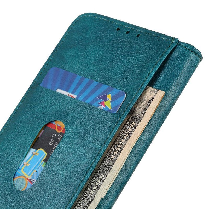 Etui Na Telefon do Honor 50 Etui Folio Elegancka Dwoina Skóry Liczi