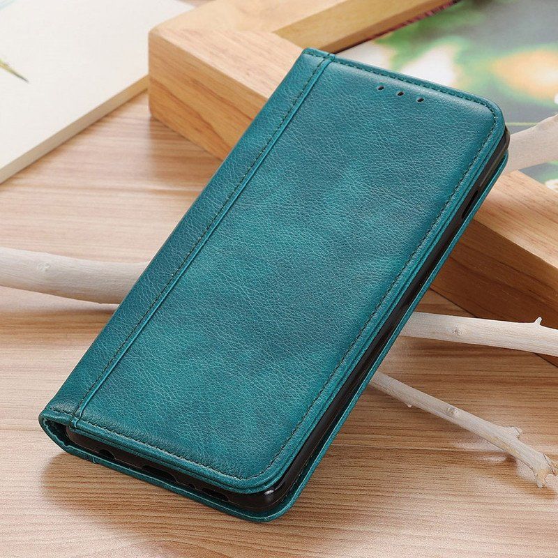 Etui Na Telefon do Honor 50 Etui Folio Elegancka Dwoina Skóry Liczi