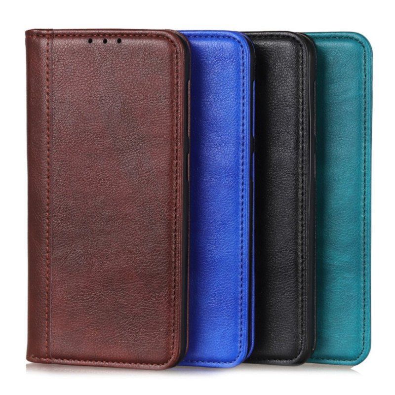 Etui Na Telefon do Honor 50 Etui Folio Elegancka Dwoina Skóry Liczi