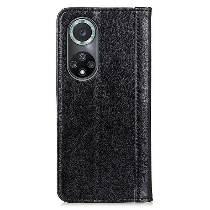 Etui Na Telefon do Honor 50 Pro Etui Folio Skóra Liczi Pro Elegance Split