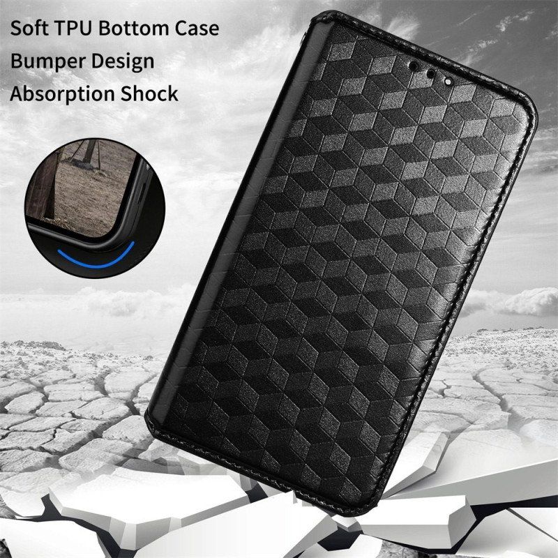 Etui Na Telefon do Honor 70 Etui Folio Kostki 3d