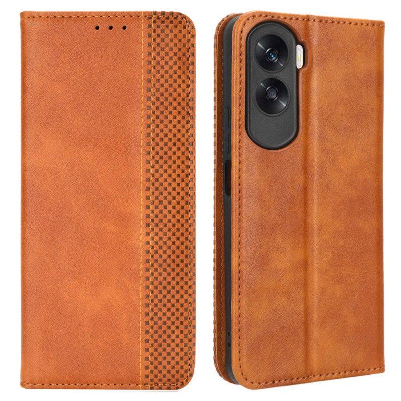 Etui Na Telefon do Honor 90 Lite Etui Folio Retro