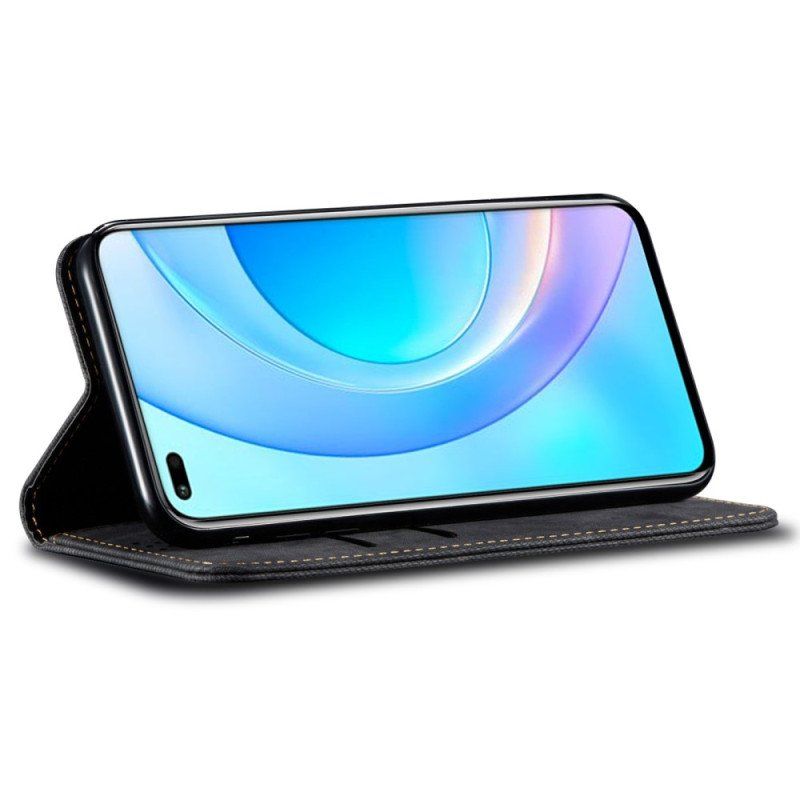 Etui Na Telefon do Honor 90 Pro Etui Folio Tkanina Dżinsowa