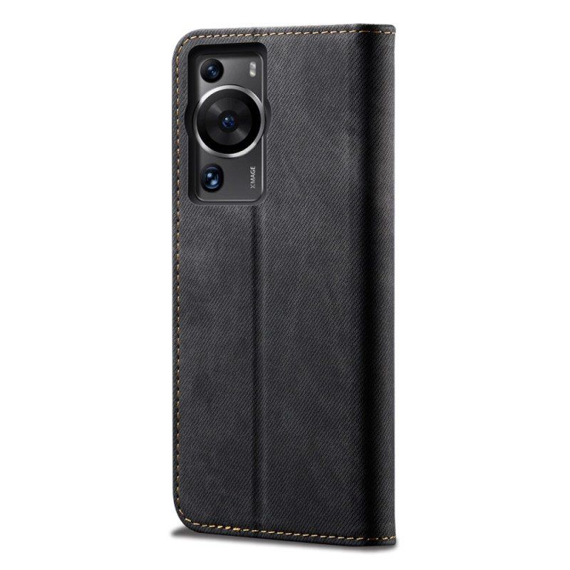 Etui Na Telefon do Huawei P60 Pro Etui Folio Tkanina Dżinsowa