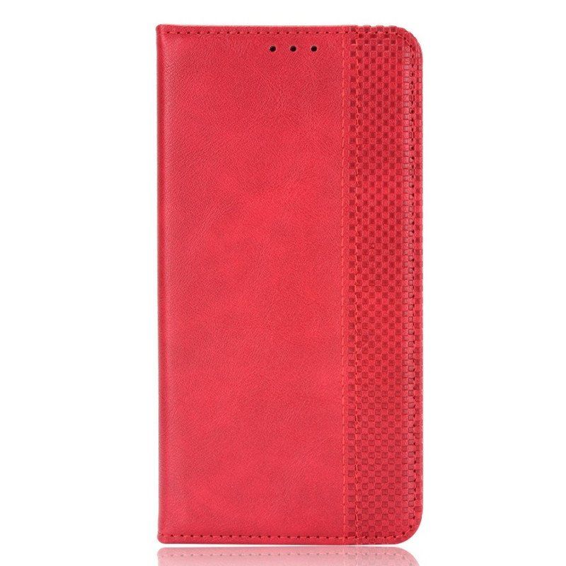 Etui Na Telefon do iPhone 14 Plus Etui Folio Stylizowany Efekt Skóry W Stylu Vintage