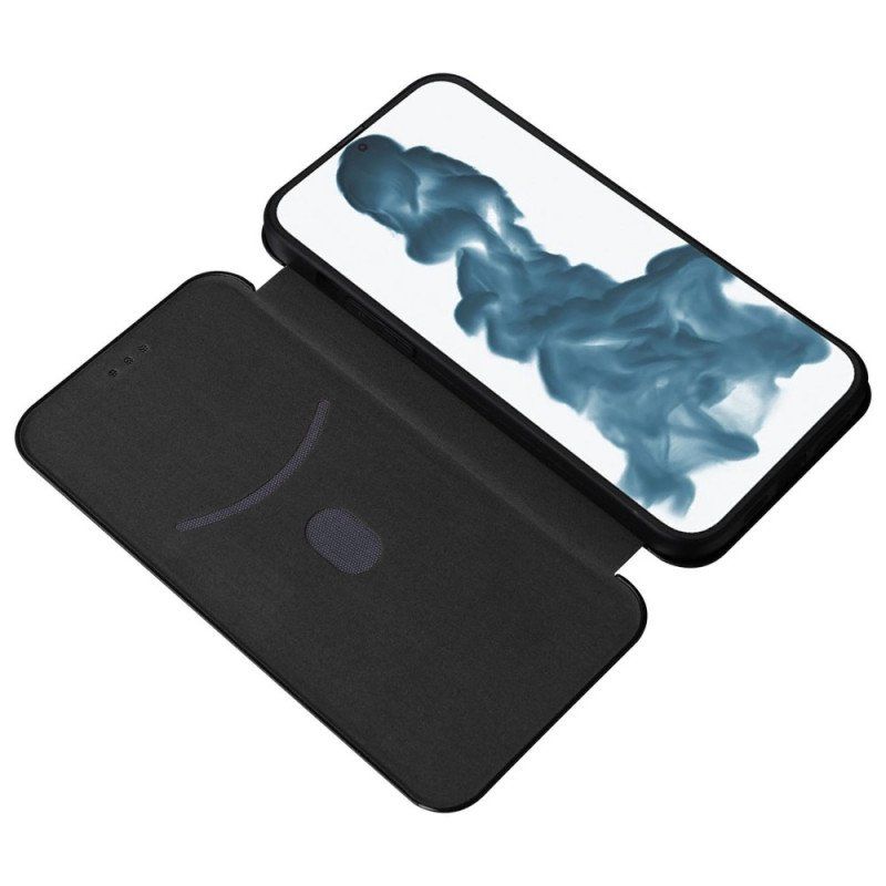 Etui Na Telefon do iPhone 14 Pro Etui Folio Kolorowe Włókno Węglowe