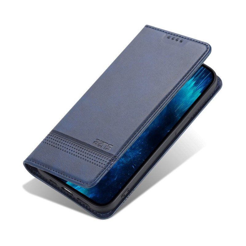 Etui Na Telefon do iPhone 14 Pro Etui Folio Stylizacja Skóry Azns