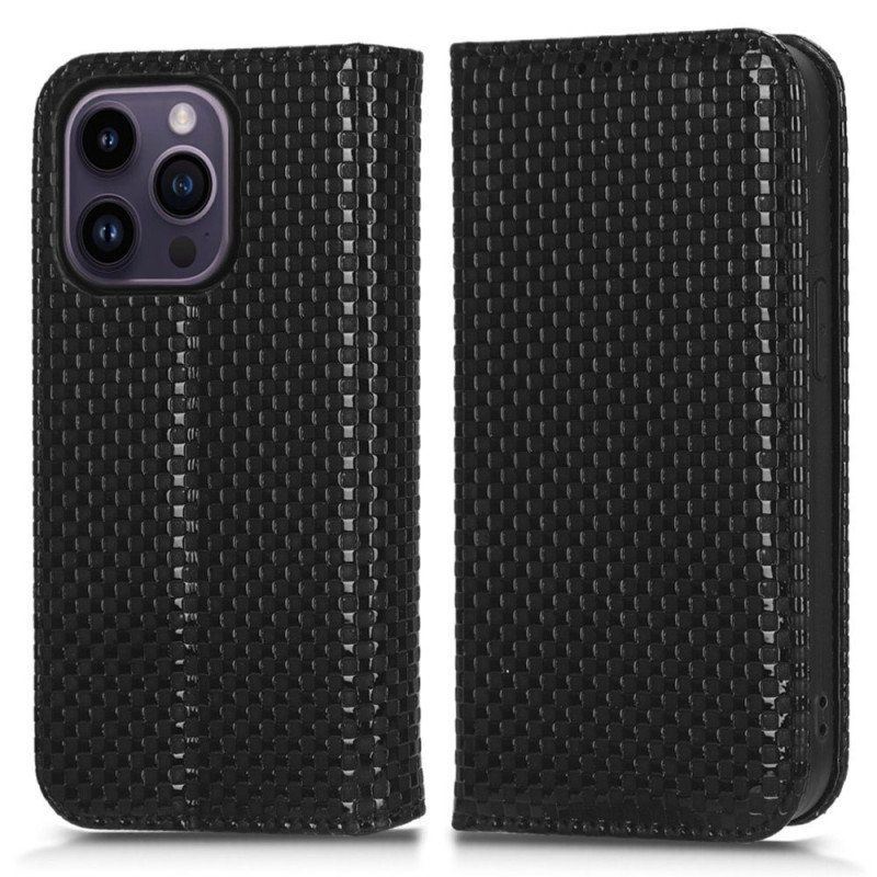 Etui Na Telefon do iPhone 14 Pro Etui Folio Teksturowane