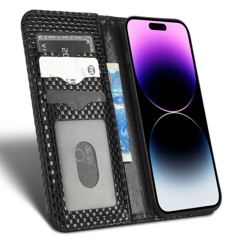 Etui Na Telefon do iPhone 14 Pro Etui Folio Teksturowane