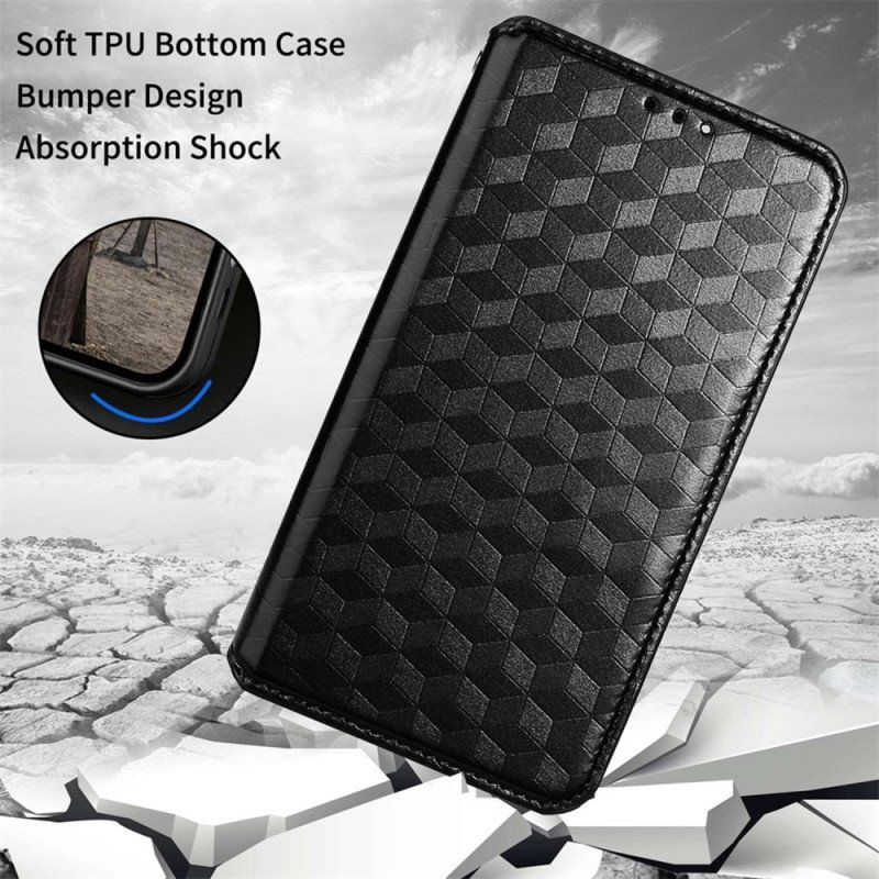 Etui Na Telefon do iPhone 14 Pro Max Etui Folio Tekstura 3d