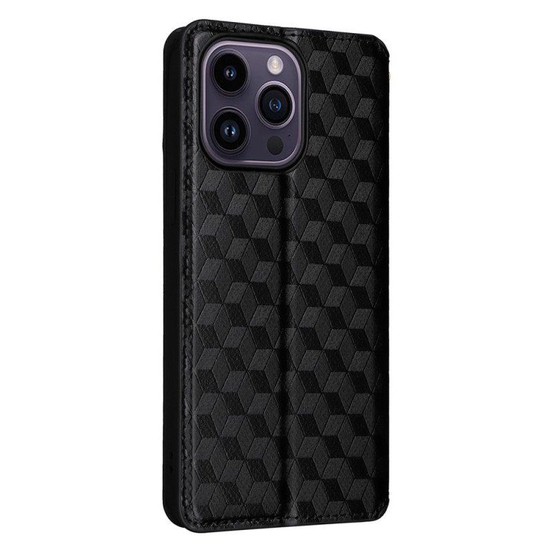 Etui Na Telefon do iPhone 15 Etui Folio Kostki 3d