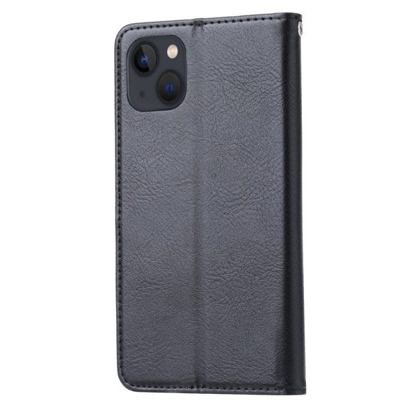 Etui Na Telefon do iPhone 15 Etui Folio Zestaw Kart