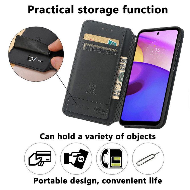 Etui Na Telefon do Moto E40 / E30 / E20 Etui Folio Artystyczny Rfid