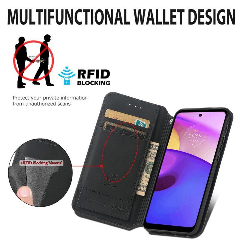 Etui Na Telefon do Moto E40 / E30 / E20 Etui Folio Artystyczny Rfid