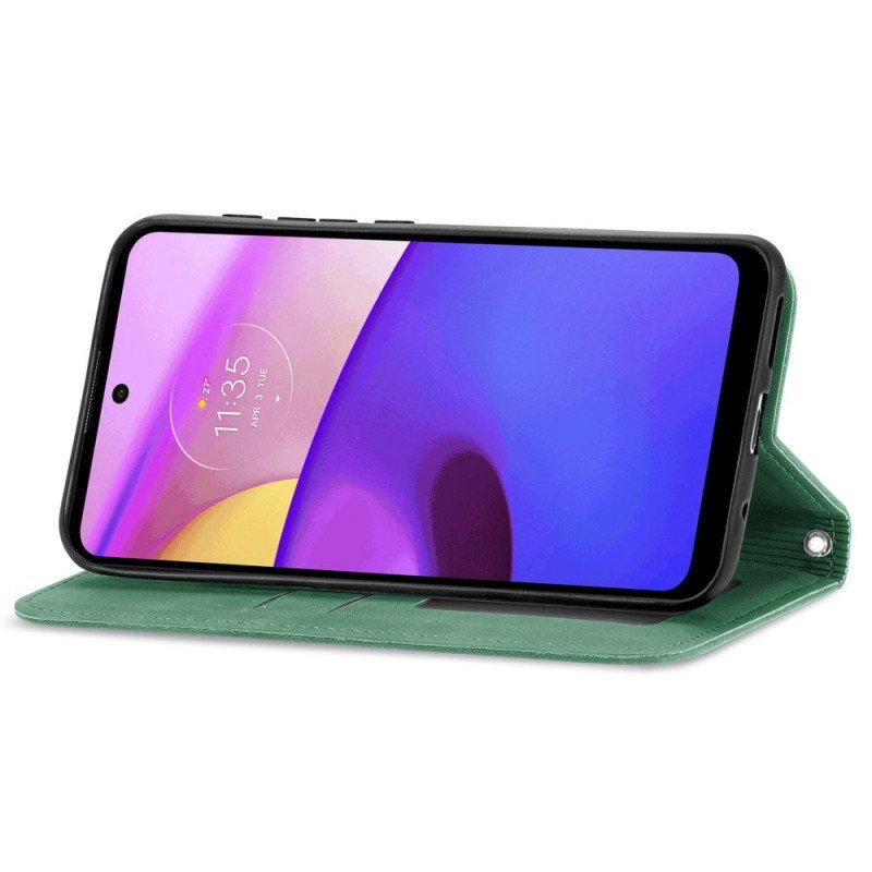 Etui Na Telefon do Moto E40 / E30 / E20 Etui Folio Dotyk Skóry