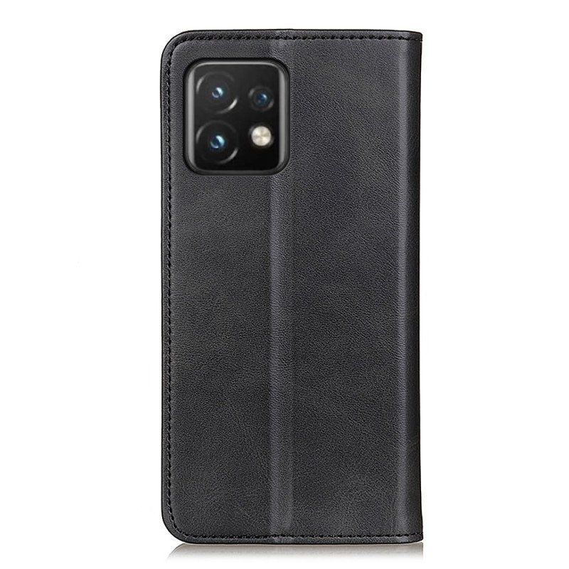 Etui Na Telefon do Motorola Edge 40 Pro Etui Folio Elegancka Dwoina Skórzana