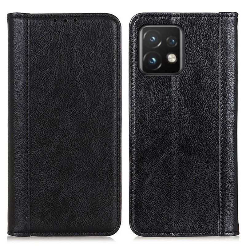 Etui Na Telefon do Motorola Edge 40 Pro Etui Folio Stylowa Skóra Dwoinowa