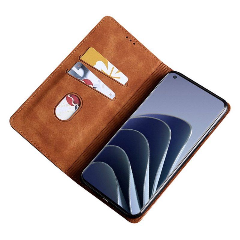 Etui Na Telefon do OnePlus 10 Pro 5G Etui Folio Stylizacja Skóry