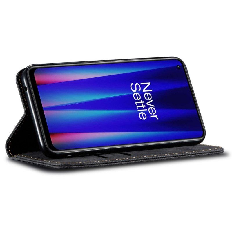 Etui Na Telefon do OnePlus Nord 2T 5G Etui Folio Tkanina Dżinsowa