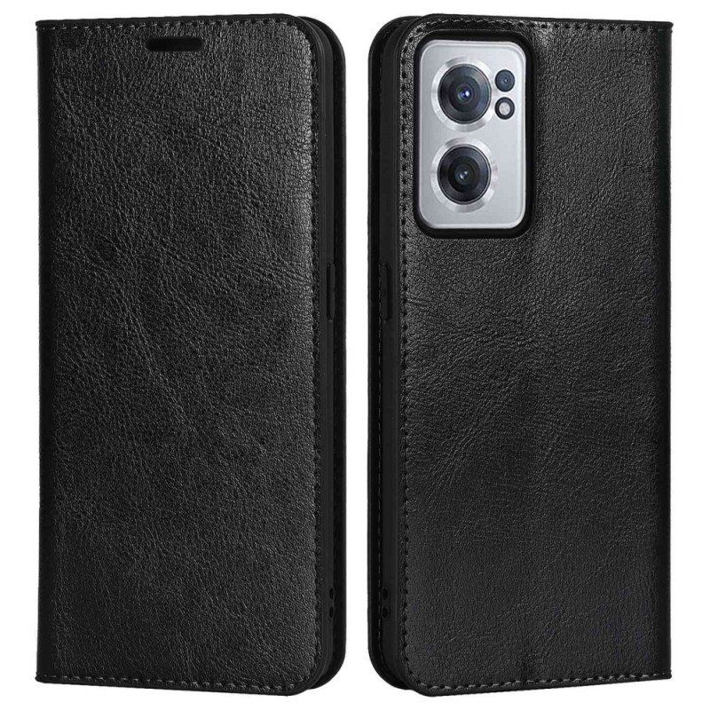 Etui Na Telefon do OnePlus Nord CE 2 5G Etui Folio Prawdziwa Skóra