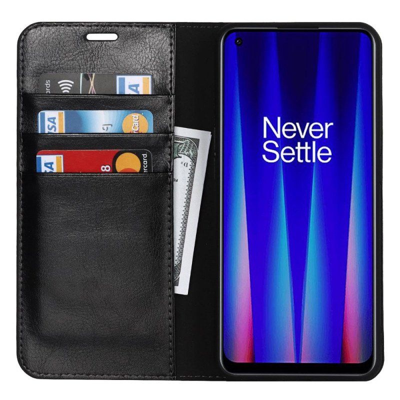 Etui Na Telefon do OnePlus Nord CE 2 5G Etui Folio Prawdziwa Skóra