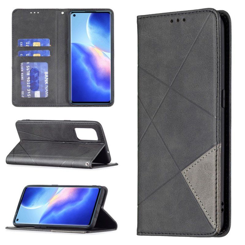 Etui Na Telefon do Oppo Find X3 Lite Etui Folio Styl Artysty