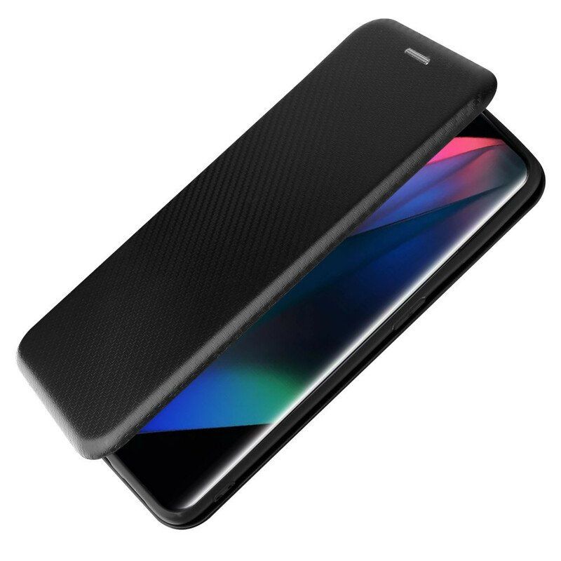 Etui Na Telefon do Oppo Find X3 Pro Etui Folio Kolorowy Silikon Węglowy