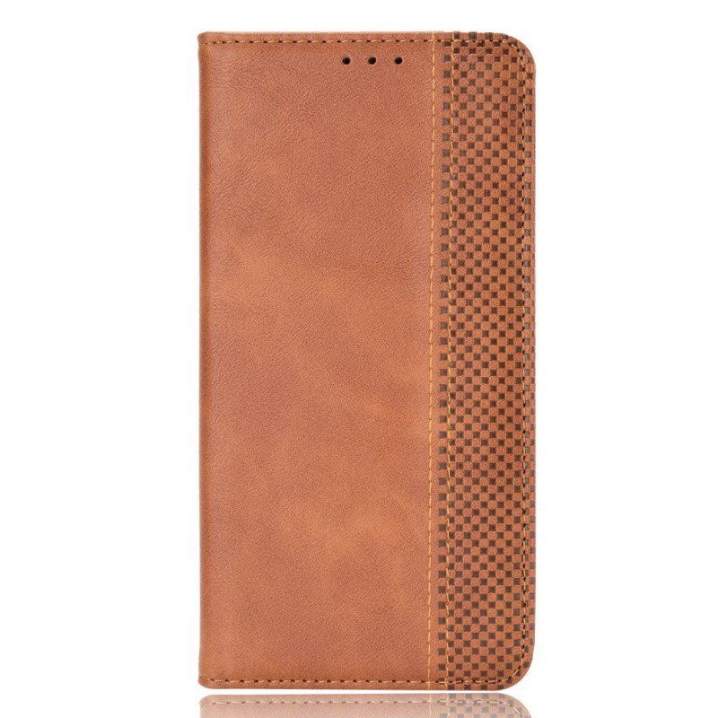 Etui Na Telefon do Oppo Find X5 Etui Folio Stylizowany Efekt Skóry W Stylu Vintage