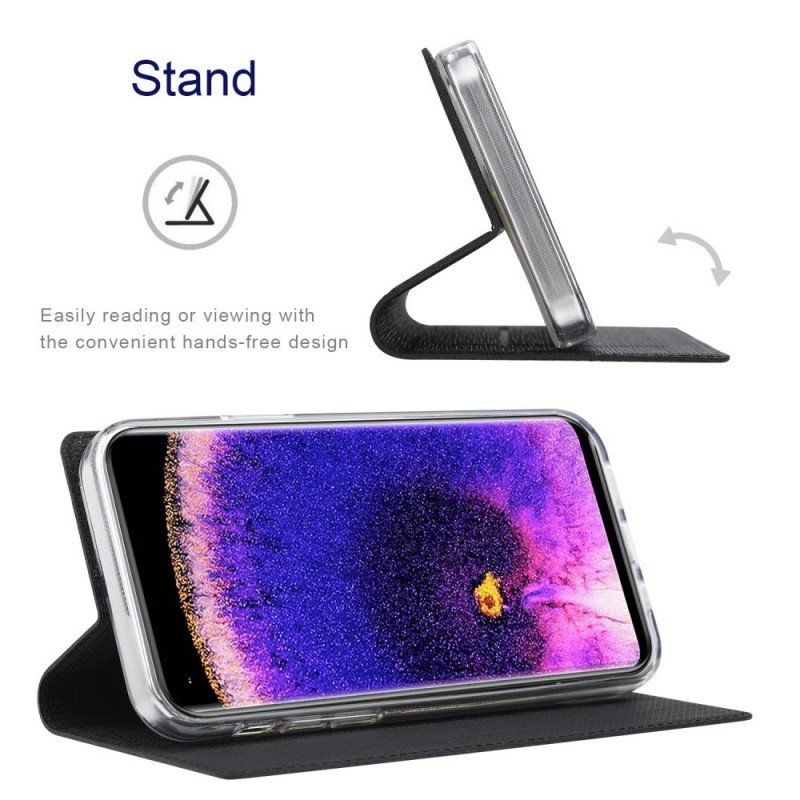 Etui Na Telefon do Oppo Find X5 Etui Folio Vili Tekstura Tkaniny