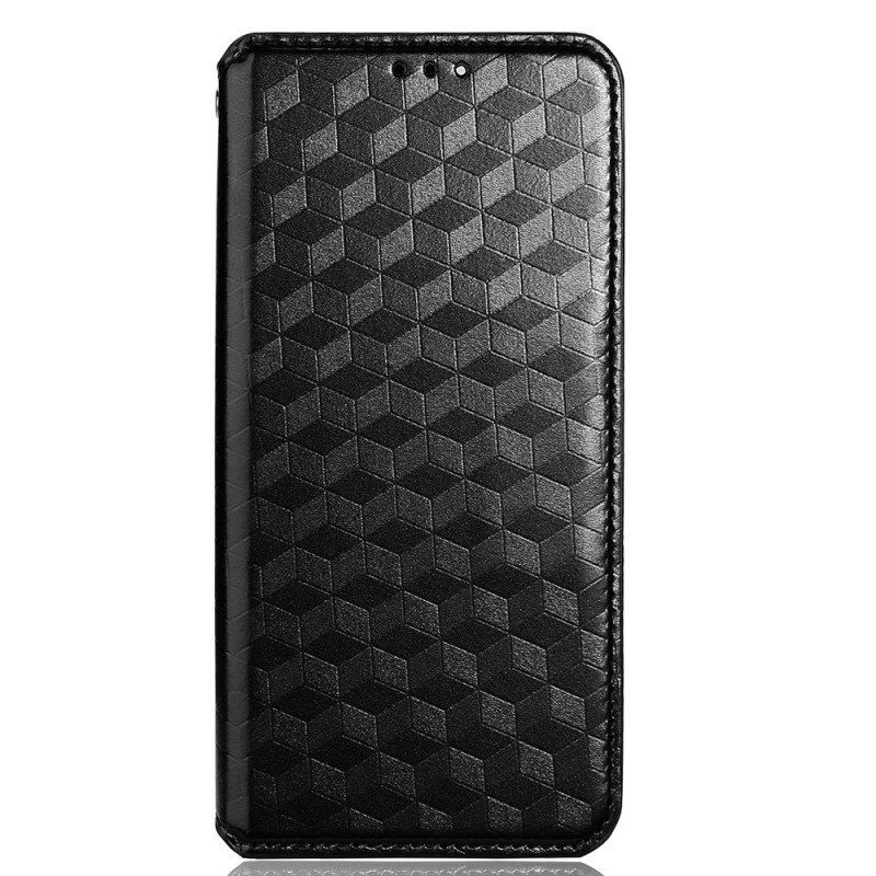 Etui Na Telefon do Oppo Find X5 Lite Etui Folio Efekt Diamentowej Skóry