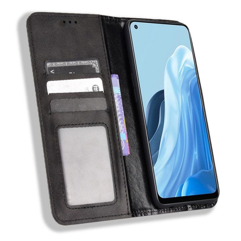 Etui Na Telefon do Oppo Find X5 Lite Etui Folio Stylizowany Skórzany Styl