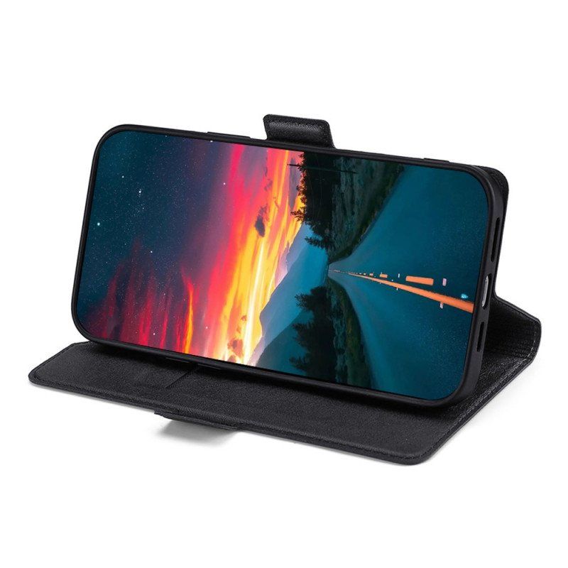 Etui Na Telefon do Oppo Find X5 Pro Etui Folio Efekt Skóry