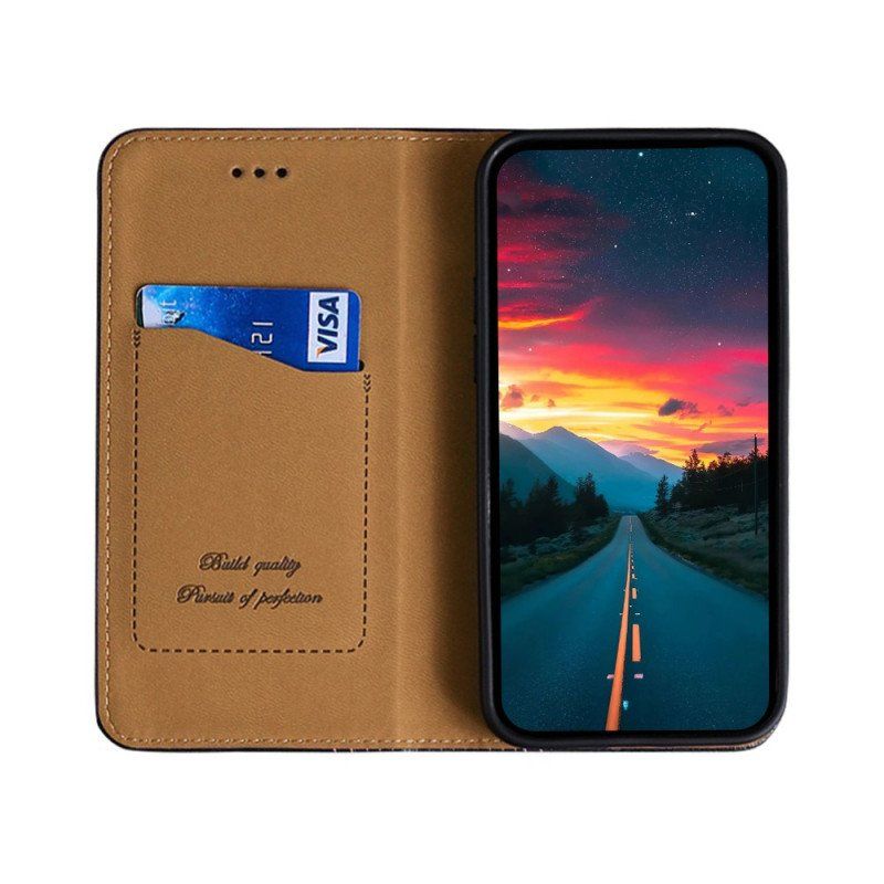 Etui Na Telefon do Oppo Find X5 Pro Etui Folio Efekt Skóry Vintage