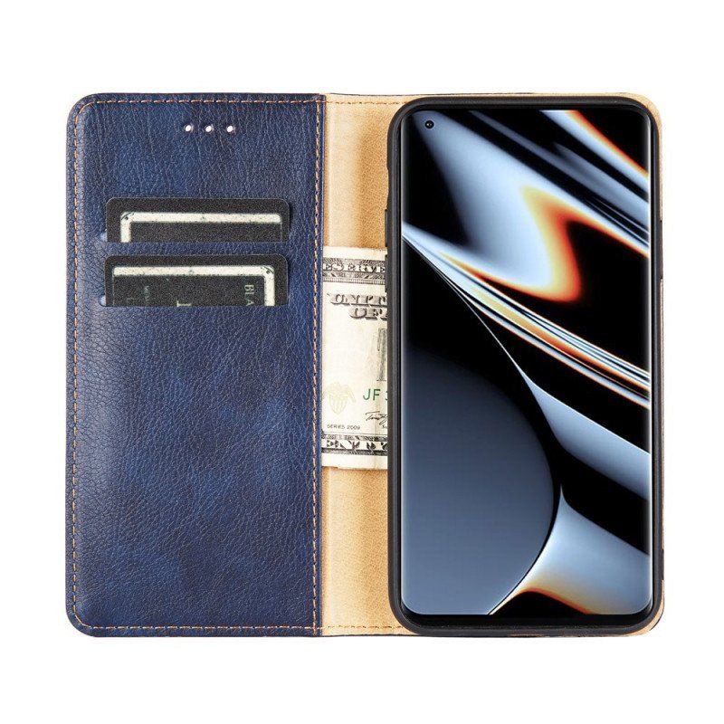 Etui Na Telefon do Oppo Find X5 Pro Etui Folio Jednolity Kolor