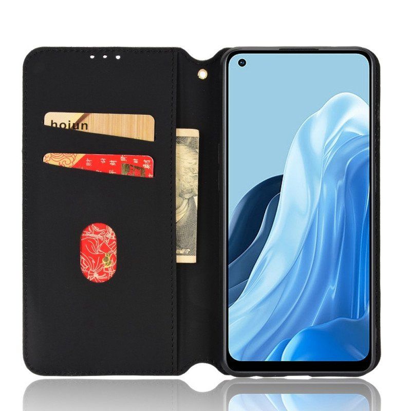 Etui Na Telefon do Oppo Reno 7 Etui Folio Skórzany Efekt Sześcianu 3d